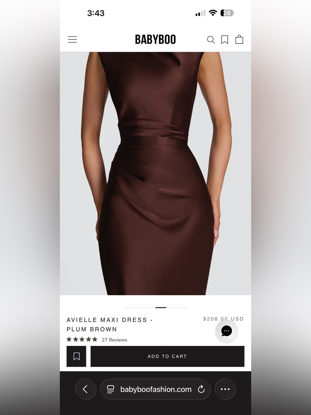 Avielle Maxi Dress — Plum Brown Evening Gown